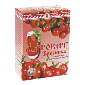 Литовит-напиток растворимый «Брусника»